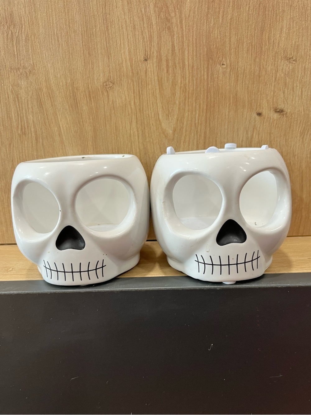 Trader Joe’s limited skull planter set of two